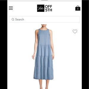 NWT Heroes& Dreamers - coral tiered cotton gauze dress